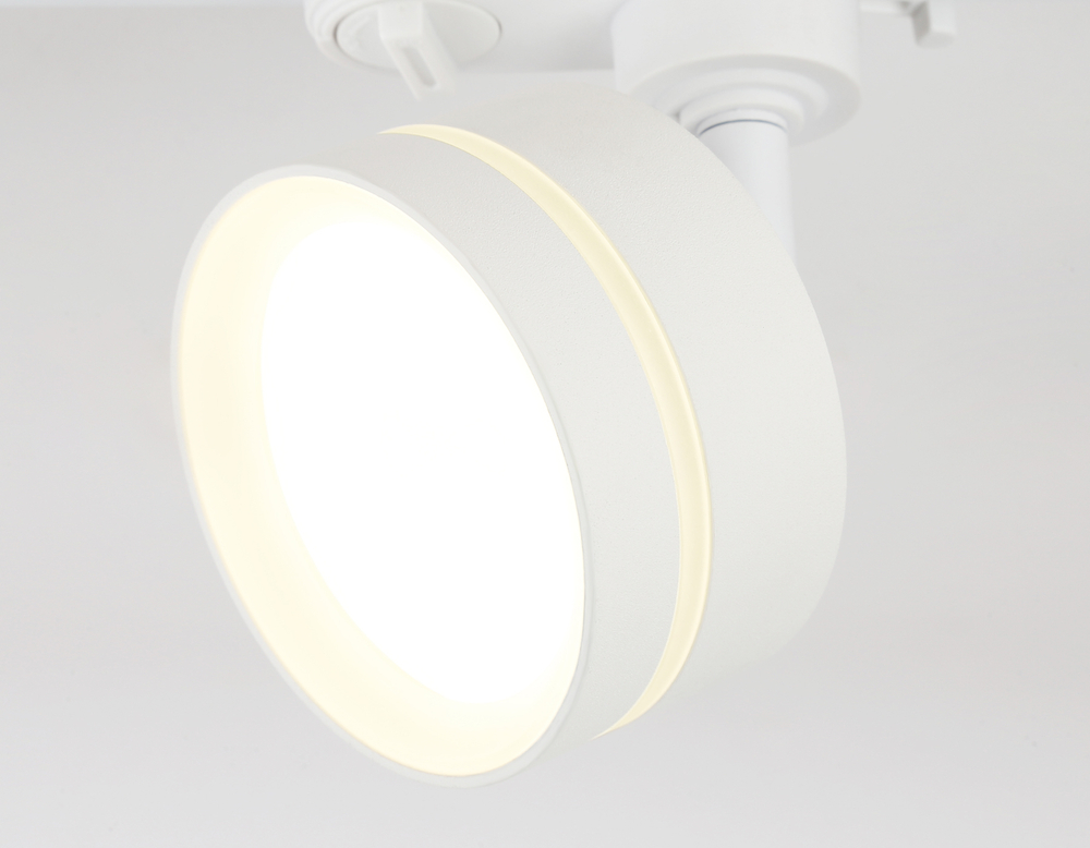 Cветильник трековый GL5384 WH/FR белый/белый матовый GX53 max 12W