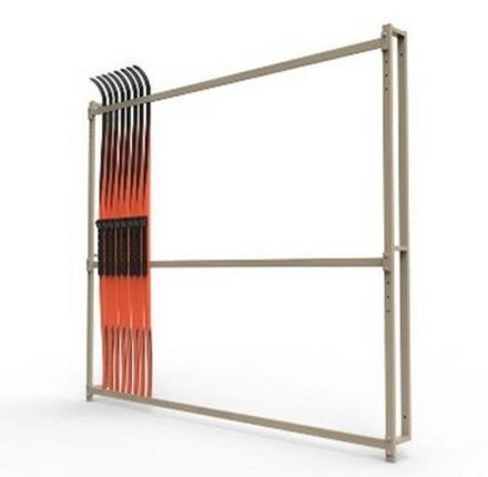 Стеллаж для лыж односторонний пристенный на 10 пар SP ЛХ10 13 пар
