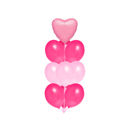 Фонтан из шаров "Розовый фонтан"