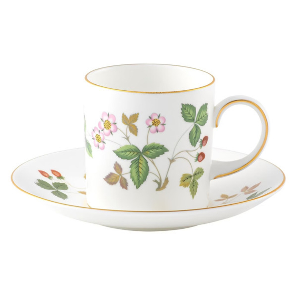 Чашка кофейная с блюдцем 160мл Wedgwood Земляника