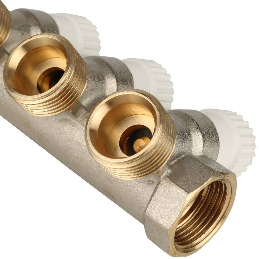 Коллектор распределительный STOUT 3/4" на три отвода 3/4" евроконус