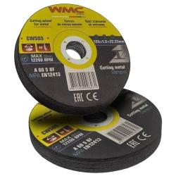 Круг отрезной абразивный 125x1.2x22.2мм ( К-т 20шт) WMC TOOLS WMC-CW505(20шт к-т)