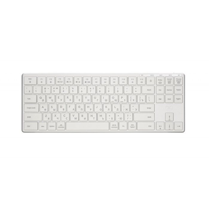 Беспроводная ультратонкая клавиатура xGhost Blade TKL, 89 клавиш, ножничные переключатели, White Silver (XG-BLADE-TKL-WS)