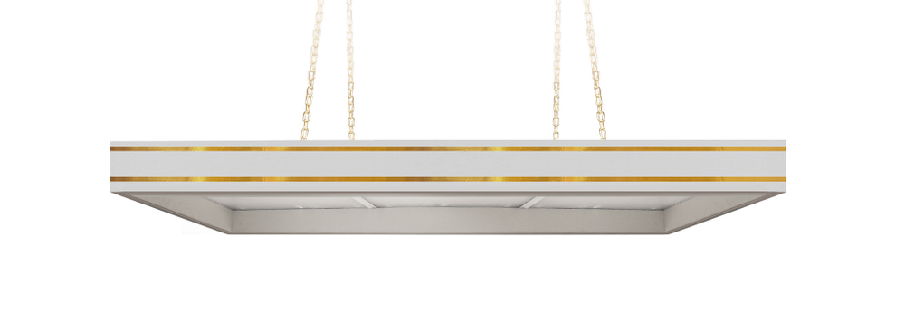 Лампа Neo 3 секции ЛДСП (серый (ЛДСП),фурнитура золото)