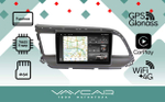 Магнитола для Hyundai Elantra 2019-2020 - Vaycar VA23-1159-2K на Android 13, 8-ядер, 2K QLED, ТОП процессор, CarPlay,4G SIM-слот
