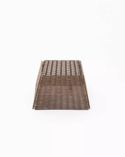 Корзина под елку Люкс Палермо 65*48*30 см.,Пирамида, разборная, корица, ЕлкиТорг (65-235)