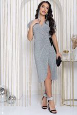 Платье Тайна жемчужины (серебро) П12142 LT Collection