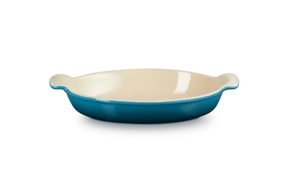 Le Creuset Форма для выпечки 28см, овальная, темно-бирюзовая.