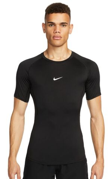 Компрессионка  Nike Pro Dri-FIT Tight Short-Sleeve фитнес Top - черный