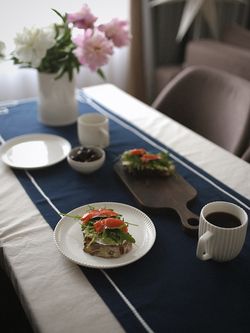 Дорожка на стол Navy story из коллекции Sea treasures, 45х150 см