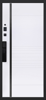 Стальная дверь "Аша" 3Д (биометрический замок). Заказная модель.