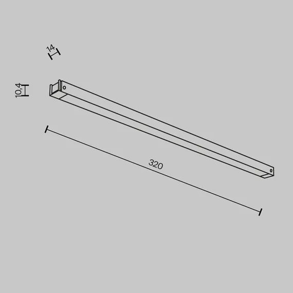 Трековый светильник Базис / Basis Basity 3000K/6000K 8Вт 120° Technical tr173-1-8wtw-b