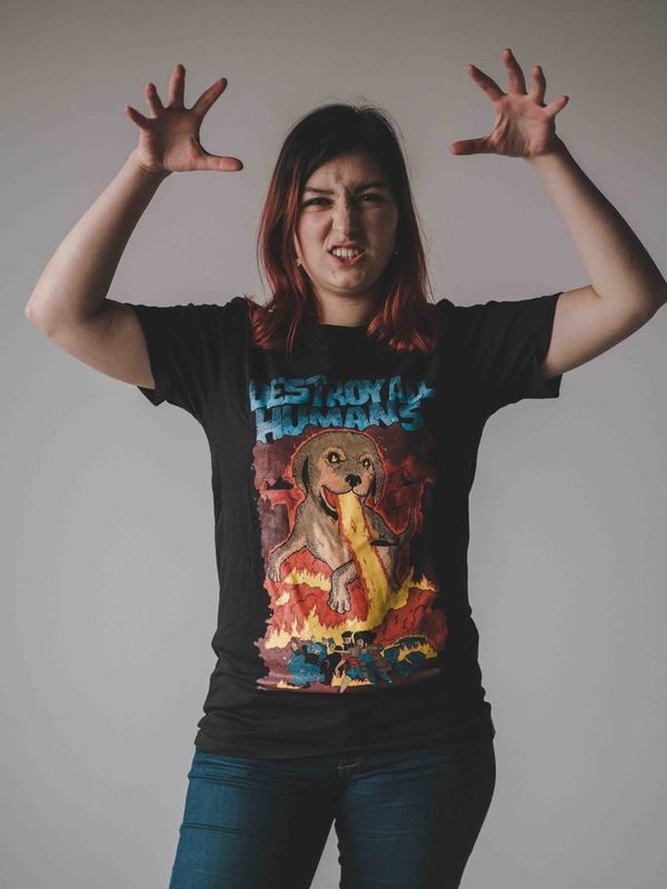 Футболка Догзилла Черная - фото 2