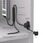 Выключатель сенсорный с функцией диммирования 12/24V 36/72W 95003/01