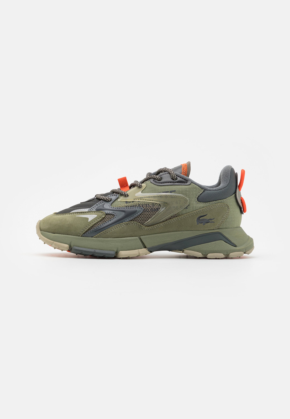 Lacoste L003 NEO TECH 224 - кроссовки на шнуровке - Оранжевый / Хаки