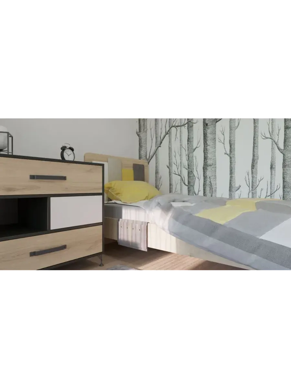 Кровать односпальная 90х200 см Александрия