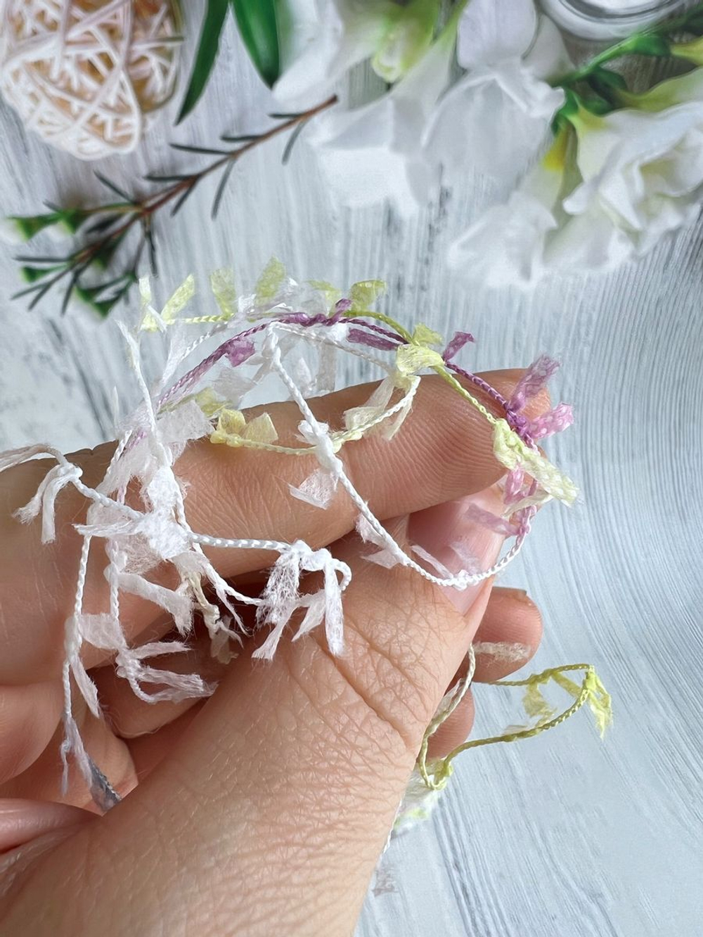 пряжа для вязания травка пушистая реснички