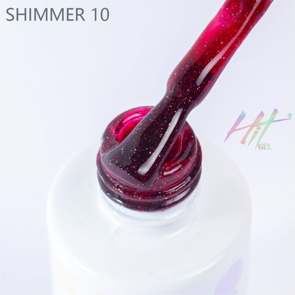 Гель-лак ТМ "HIT gel" №10 Shimmer, 9 мл