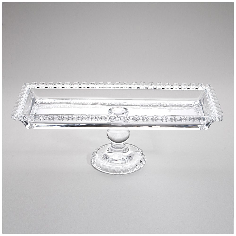 БЛЮДО СЕРВИРОВОЧНОЕ "SWEETY" НА НОЖКЕ 30Х13Х10 СМ