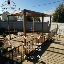 Кронштейн опорный 1 шт коннектор для бруса 100х100мм (опора деревянного столба)