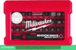 Набор бит Milwaukee Shockwave 32шт в пластиковом кейсе (4932471586)