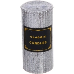 Свеча «Блестящий шик» 5*10 см, Серебро