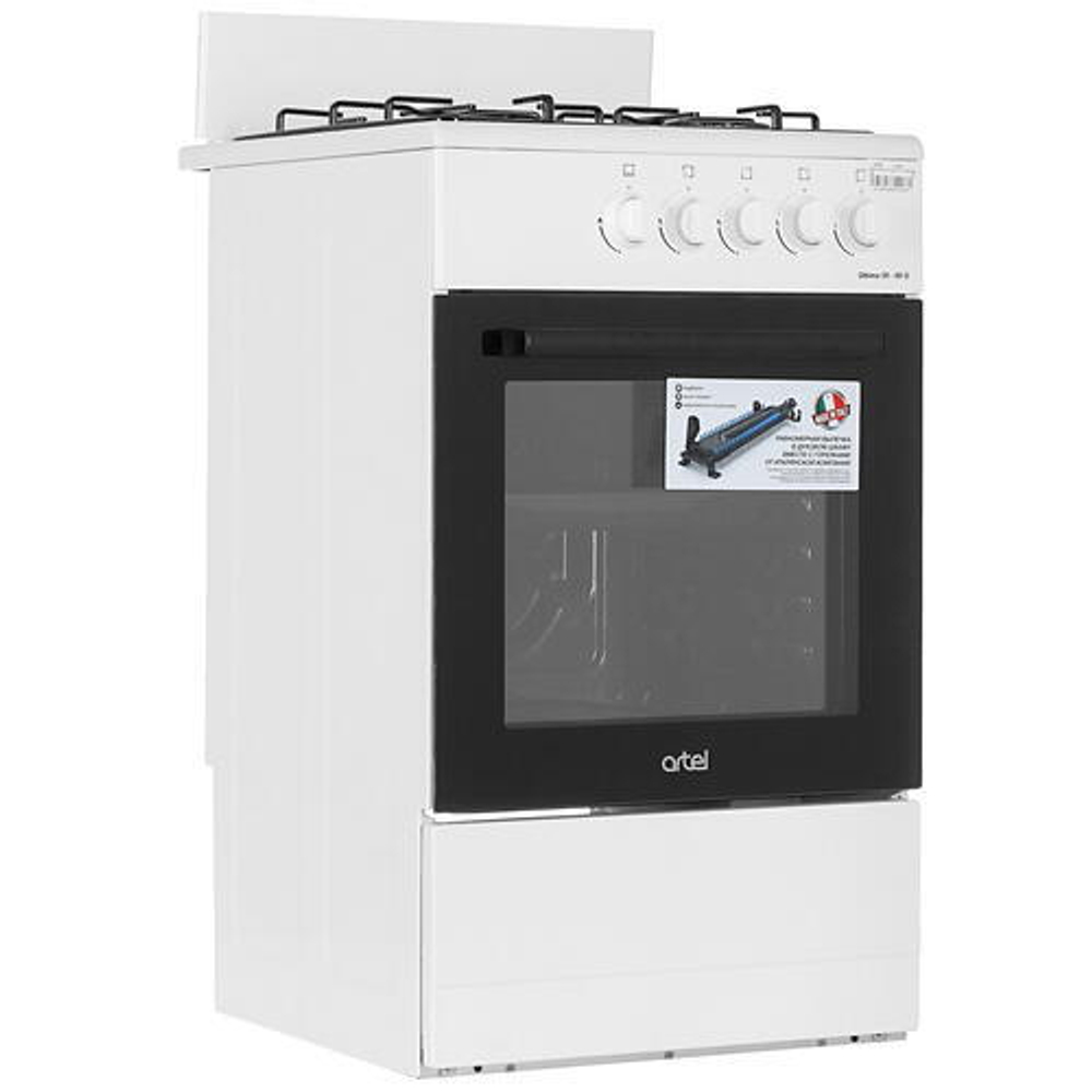 Плита газовая ARTEL OTTIMA 60 G белая (ПГК, 60х60)