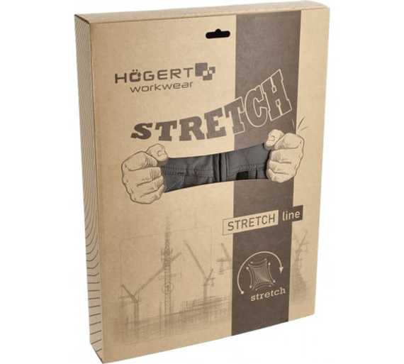 Куртка рабочая 4-way stretch темно-серая TAUBER Högert, арт. HT5K811