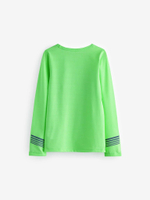 Лонгслив спортивный для мальчика Next N22-195, Зеленый