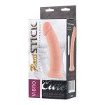 Телесный вибромассажёр 20см на присоске ToyFa RealStick Elite 981038