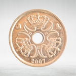 Denmark, 2 Kroner - Margrethe II, 2007, XF