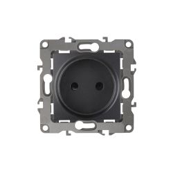 Розетка ЭРА Серия 12 12-2105-05 2P 16A-250В IP20 антрацит | Эра 12