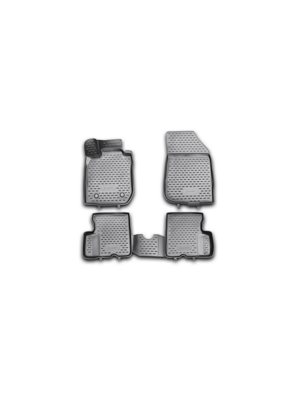 Коврики в салон для RENAULT Duster 2WD, 2011-2015, 4 шт. (полиуретан) NLC.3D.41.29.210KH