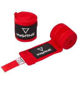 Бинт боксерский COBRA, хлопок/нейлон, красный, 4,5 м