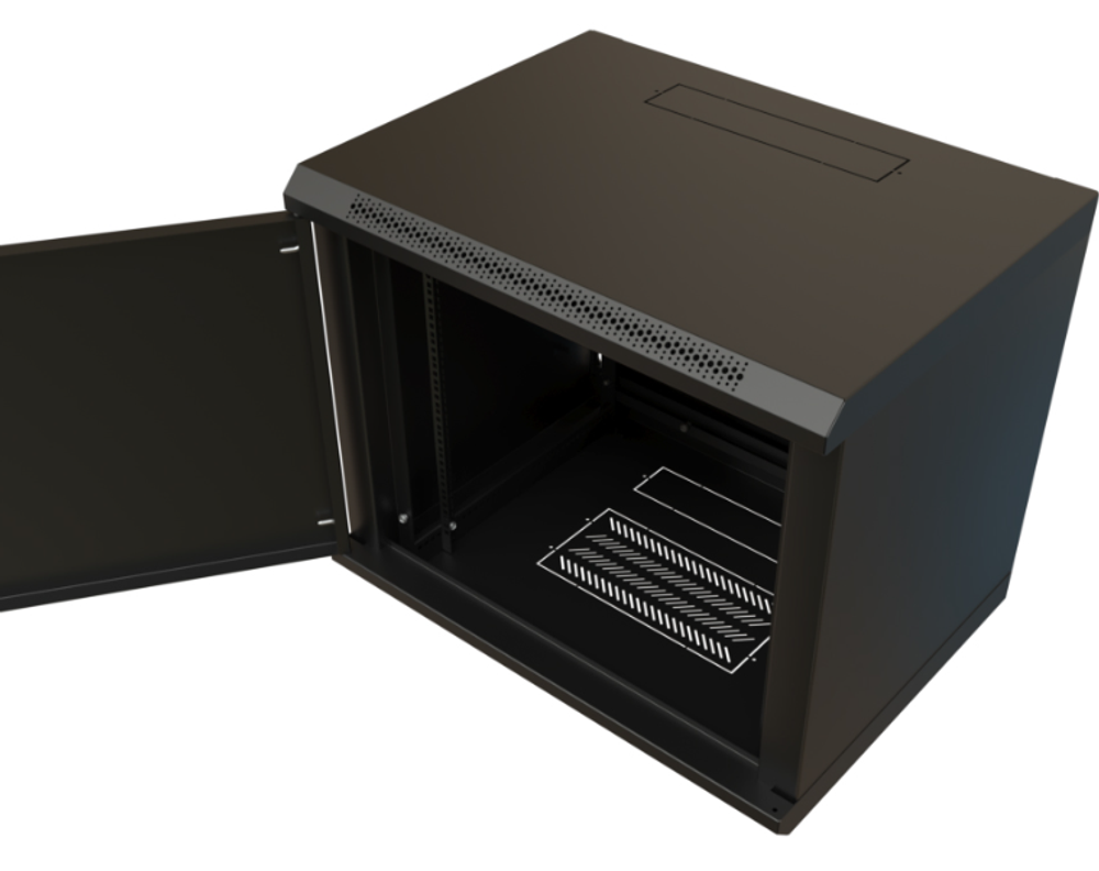 Шкаф серверный 19", 15U WRLine WR-TW-1545-SR-RAL9004