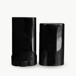 Тубус для дезодоранта пластик 15 мл Черный