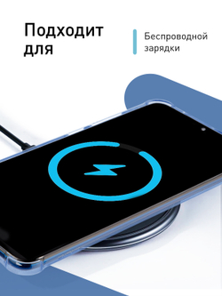 Чехол ROSCO для Xiaomi Redmi Note 8 Pro (арт. XM-RN8P-HARD-TPU-POCKET-BLUE)