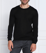 Хлопковый свитер custer Oscar Jacobson - черный(64398023)