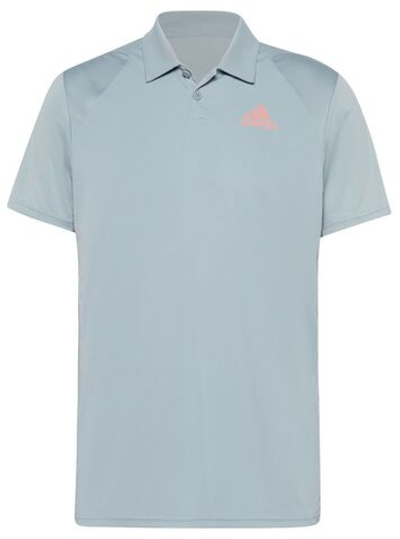 Мужское поло теннисное Adidas Club Polo - magic grey/semi turbo