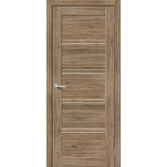 Купить Дверь экошпон Bravo-28 Original Oak стекло белое