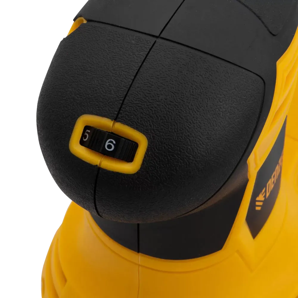 Машина шлифовальная эксцентриковая OS-125, 450 Вт, 6000-12000 об/мин Denzel, 27601