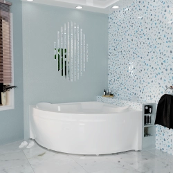 Акриловая ванна Radomir Vanessa (Радомир Ванесса) Сандра 149х149, с каркасом