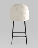 Стул полубарный Логан SN велюр бежевый