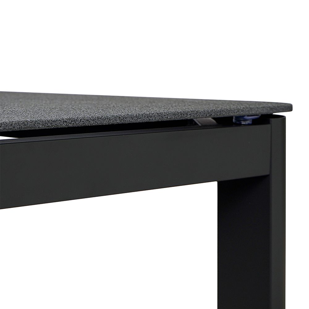 Стол обеденный Leif, 80х80 см, темно-серый