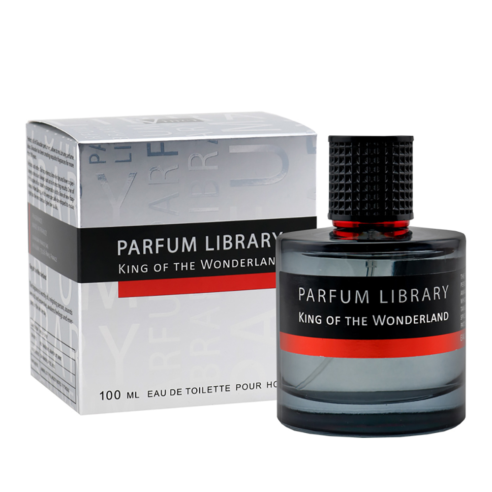 Вода туалетная PARFUM LIBRARY KING OF THE WONDERLAND (ПАРФЮМ ЛАЙБРЕРИ КИНГ ОФ ЗЕ ВАНДЕРЛЭНД) - 100ml for men