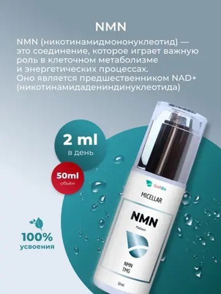Мицеллярные GraftBio NMN/TMG