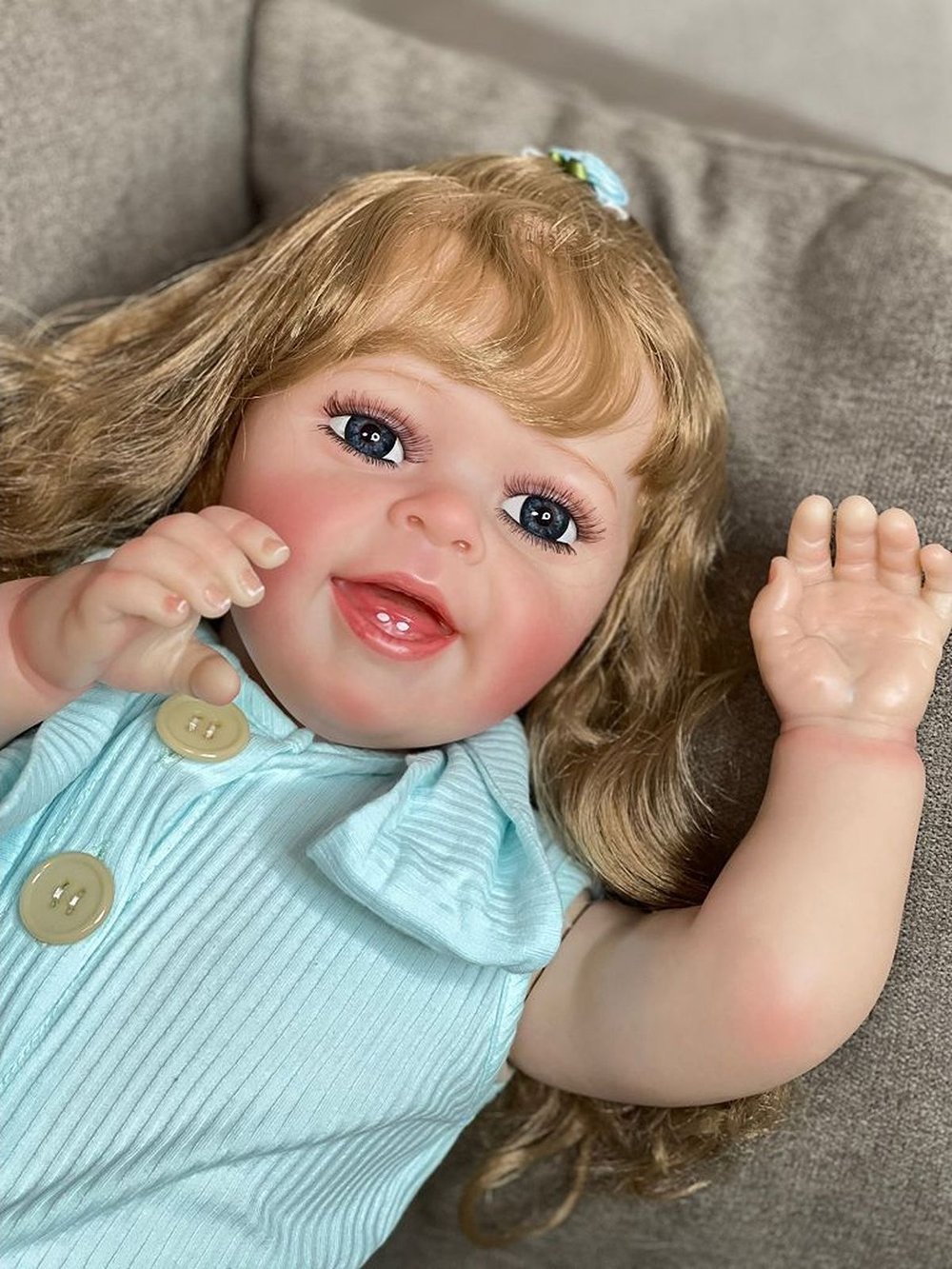 Кукла Реборн мягконабивная 60см в пакете (FA-282)