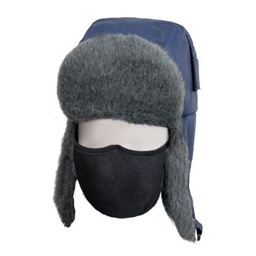 Шапка-ушанка "Антифрост New" (синий)