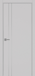 Межкомнатная дверь Optima Porte НЕАПОЛЬ 205 Молдинг SC (матовое серебро), Алюминиевая кромка SC (матовое серебро) с 2-х сторон