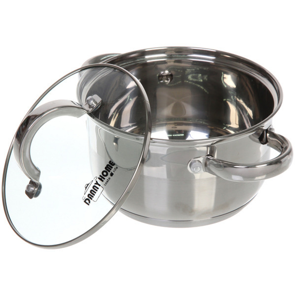 Набор посуды из нержавеющей стали EMMA 3 предмета (3 кастрюли 1,9л, 2,7л, 3,6л), DH14-3